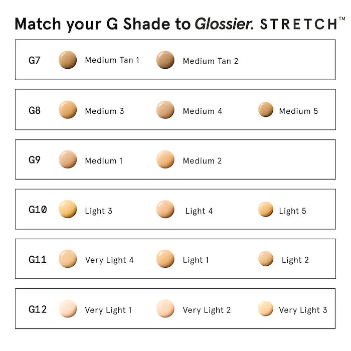 Glossier  Stretch Fluid Foundation for Buildable Coverage