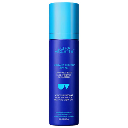 Ultra Violette  Vibrant Screen SPF 50 Water Resistant Face and Body Sunscreen